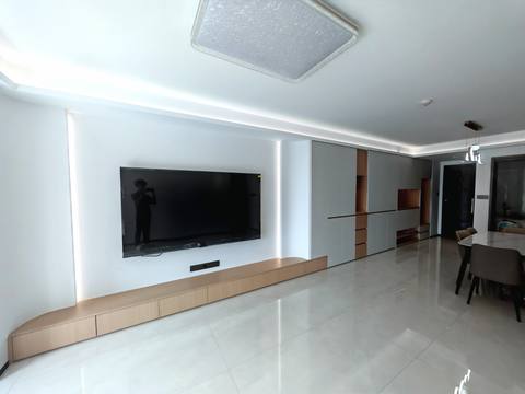 海湾万科四期38a2603 原木奶油 工地实拍 2