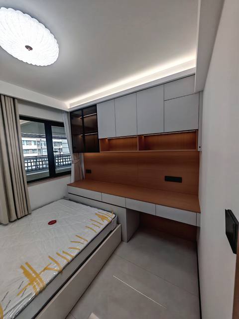 海湾万科四期38a2603 原木奶油 工地实拍 5